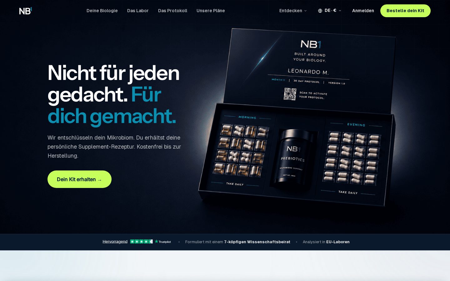 Startseite von NB1